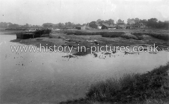 Waterside and Village, Bradwell on Sea, Essex. c.1920's